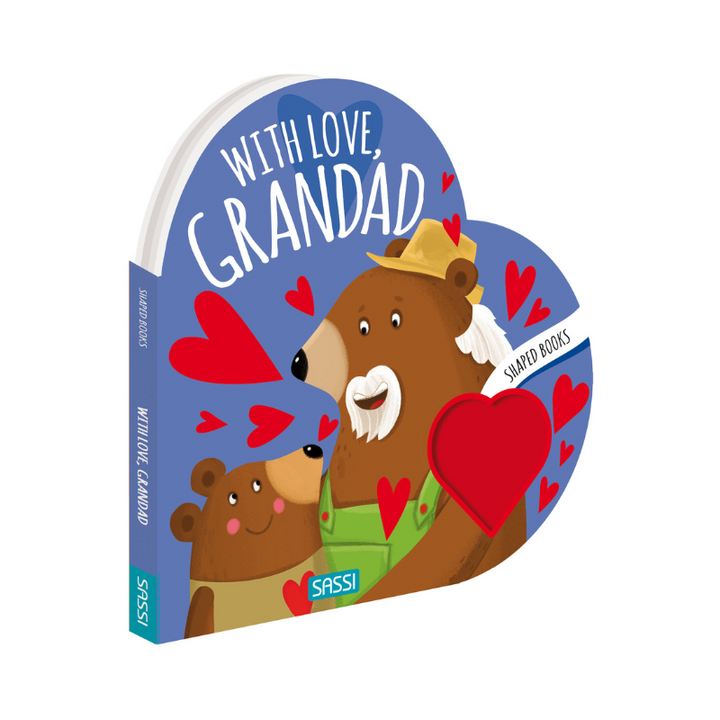 Sassi Shaped Board Book -  with Love Grandad