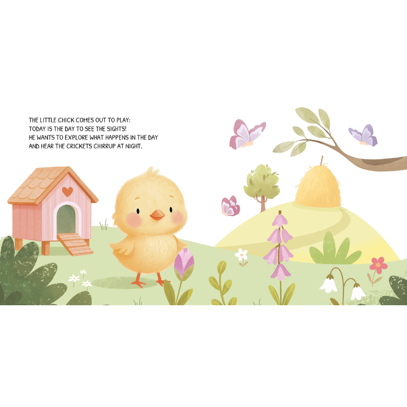 Sassi Board Book - Glow In The Dark - The Farmyard