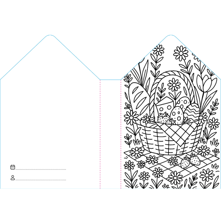 Sassi Colouring Book House - Easter