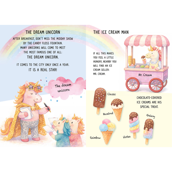 Sassi Day & Night Double-Sided Puzzle & Book Set - Unicorns
