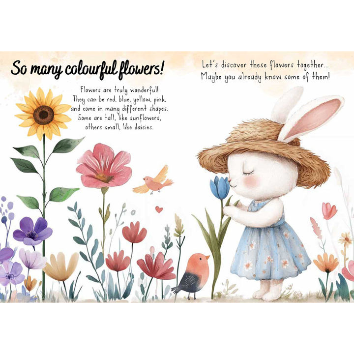 Sassi Magic Water Puzzle & Book Set - Flowers