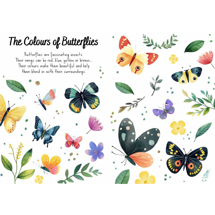 Sassi Magic Water Puzzle & Book Set - Butterflies