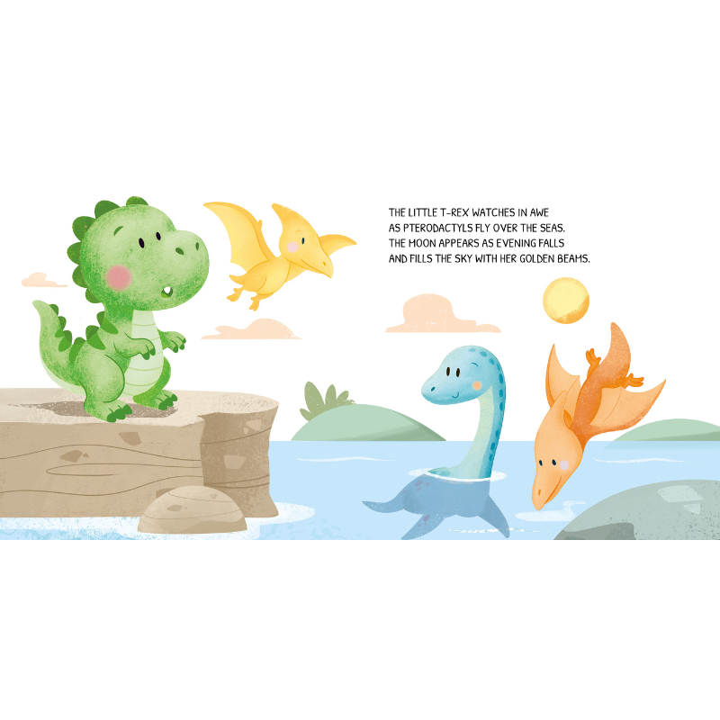 Sassi Board Book - Glow In The Dark - Dinosaurs
