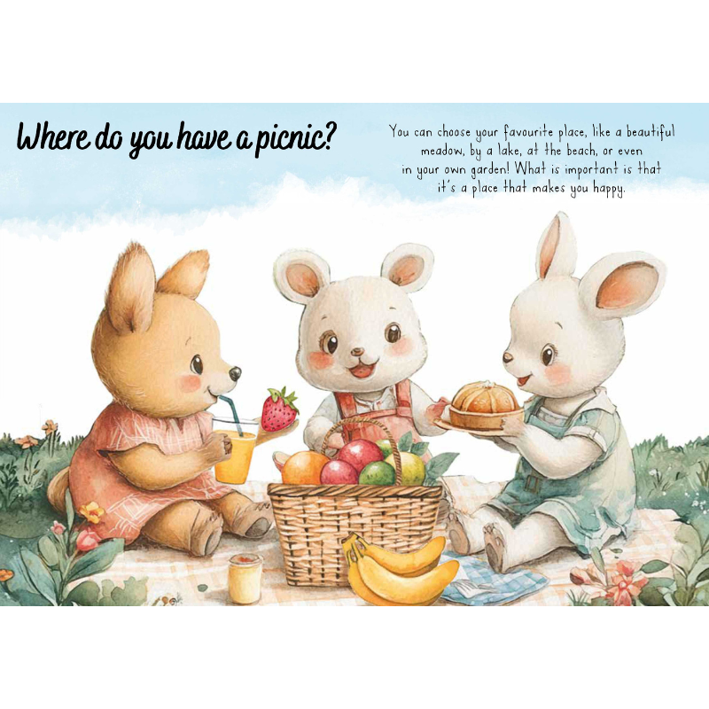 Sassi Magic Water Puzzle & Book Set - Picnic