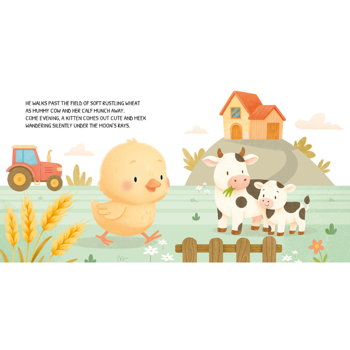 Sassi Board Book - Glow In The Dark - The Farmyard