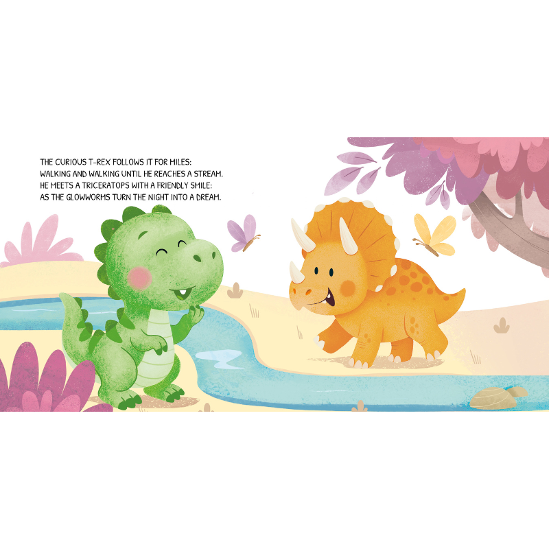 Sassi Board Book - Glow In The Dark - Dinosaurs