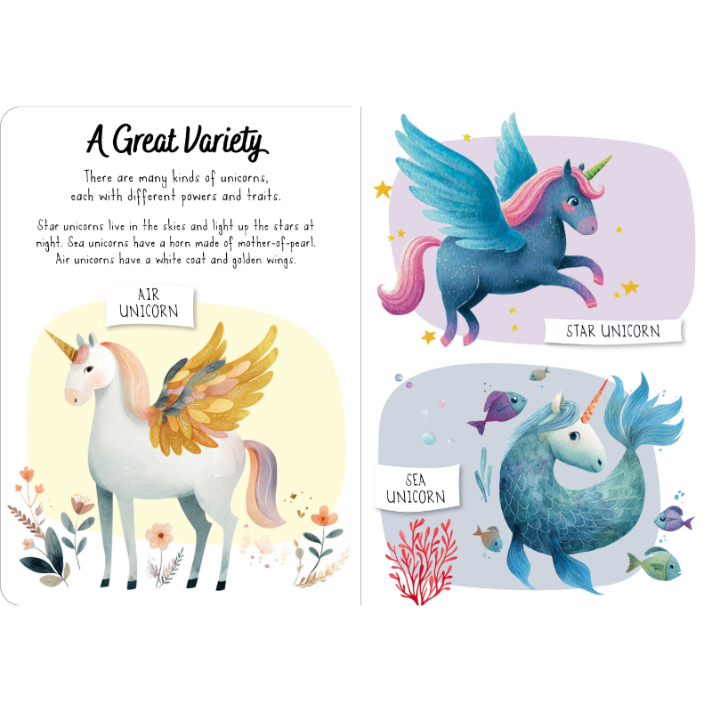 Sassi Magic Water Puzzle & Book Set - Unicorns