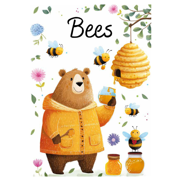 Sassi Magic Water Puzzle & Book Set - Bees