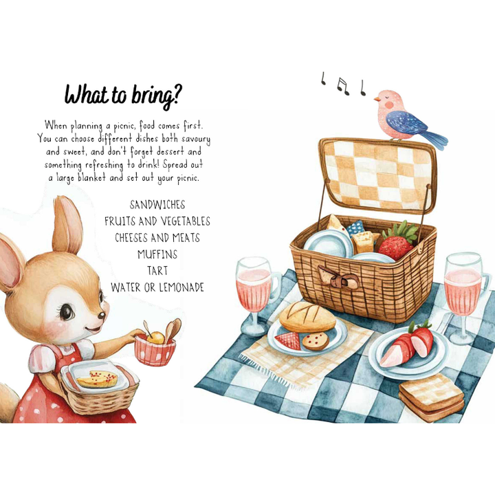 Sassi Magic Water Puzzle & Book Set - Picnic