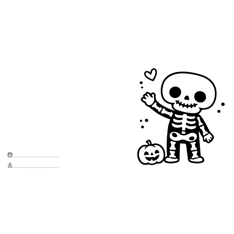 Sassi Colouring Book Square - Halloween