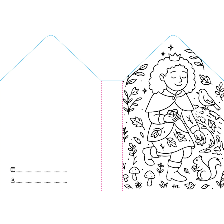 Sassi Colouring Book House - Princesses