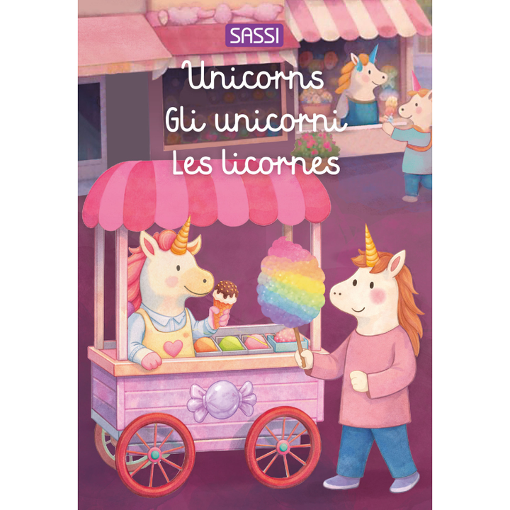 Sassi Day & Night Double-Sided Puzzle & Book Set - Unicorns