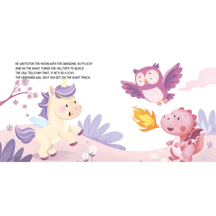 Sassi Board Book - Glow In The Dark - Unicorns