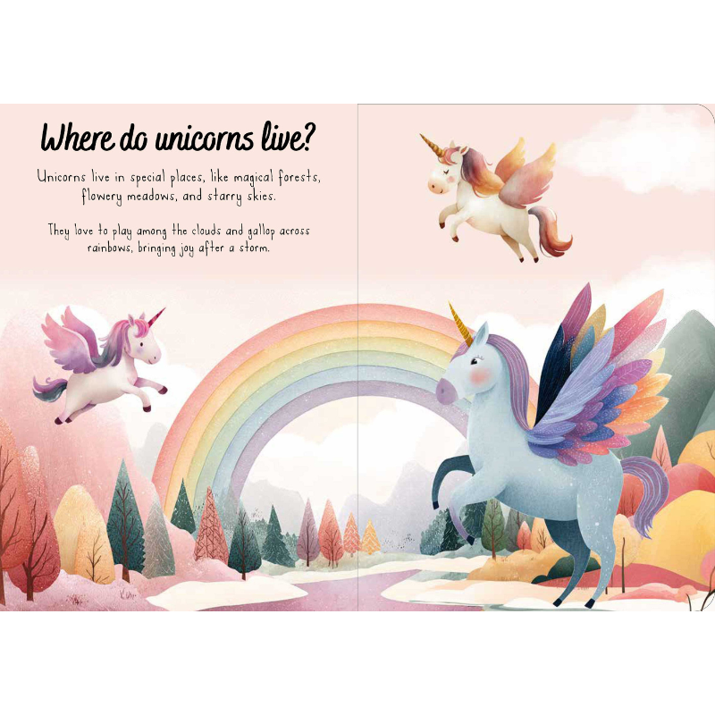 Sassi Magic Water Puzzle & Book Set - Unicorns