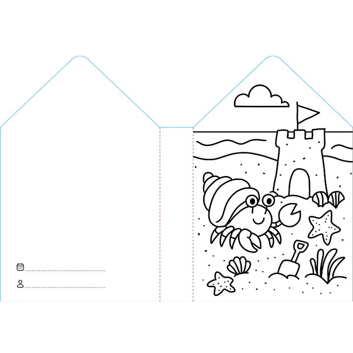 Sassi Colouring Book House - Sea