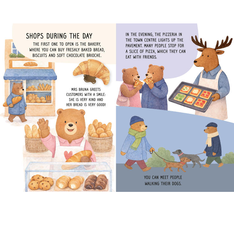 Sassi Day & Night Double-Sided Puzzle & Book Set - City