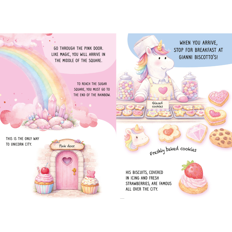 Sassi Day & Night Double-Sided Puzzle & Book Set - Unicorns