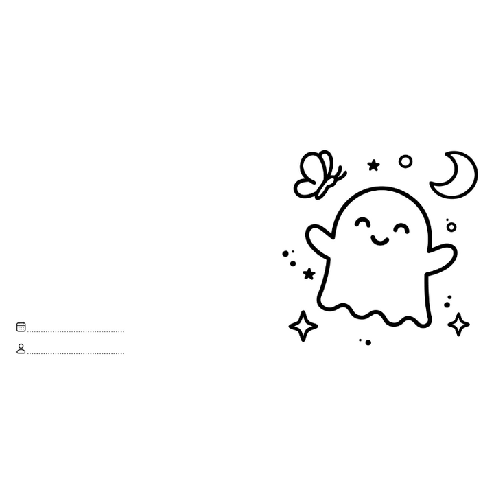 Sassi Colouring Book Square - Halloween