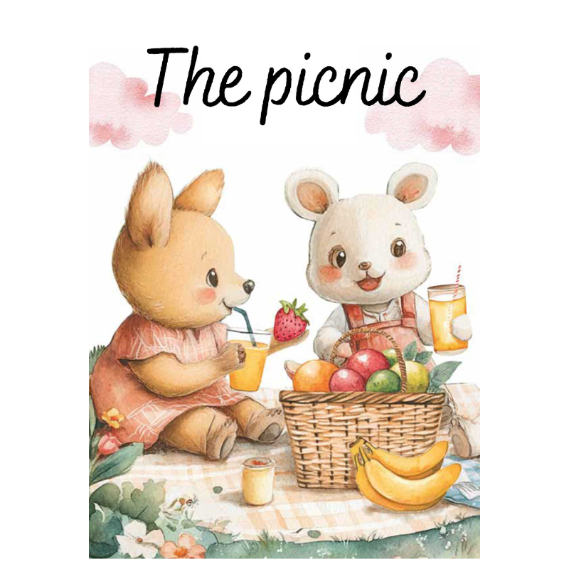 Sassi Magic Water Puzzle & Book Set - Picnic