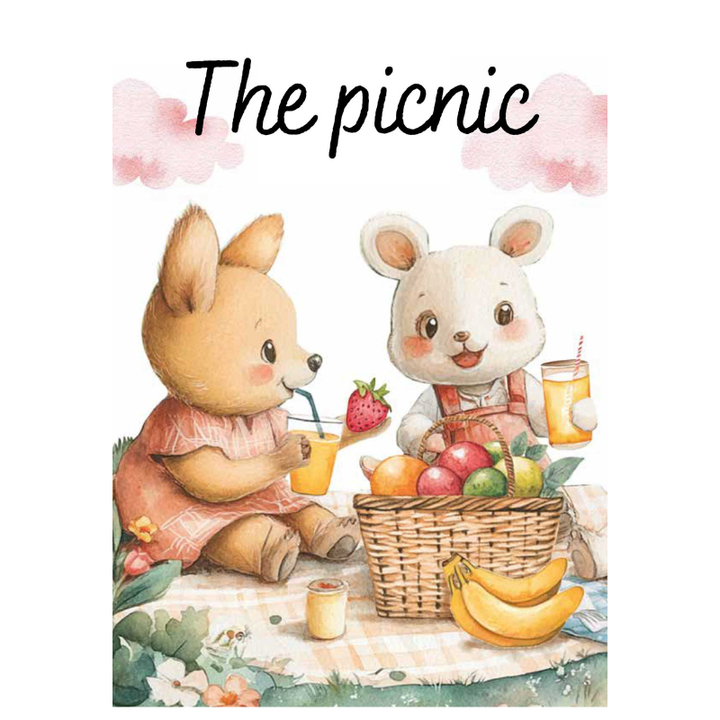 Sassi Magic Water Puzzle & Book Set - Picnic