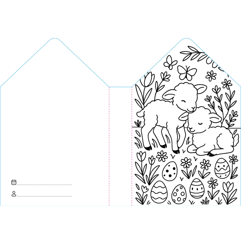Sassi Colouring Book House - Pets