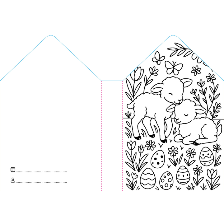 Sassi Colouring Book House - Pets