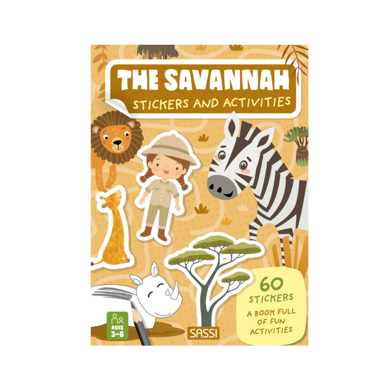 Sassi Stickers and Activities Book - The Savannah