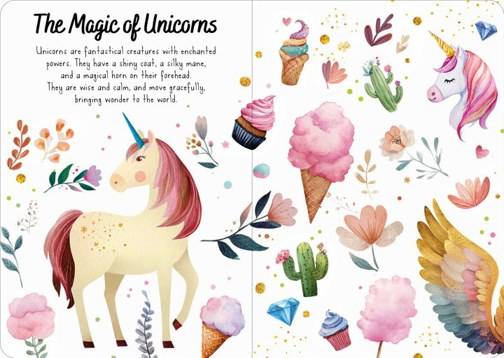 Sassi Magic Water Puzzle & Book Set - Unicorns