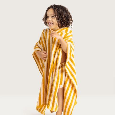 Swim Essentials Luxe Beach Poncho - Flow Yellow, 65 x 65 cm