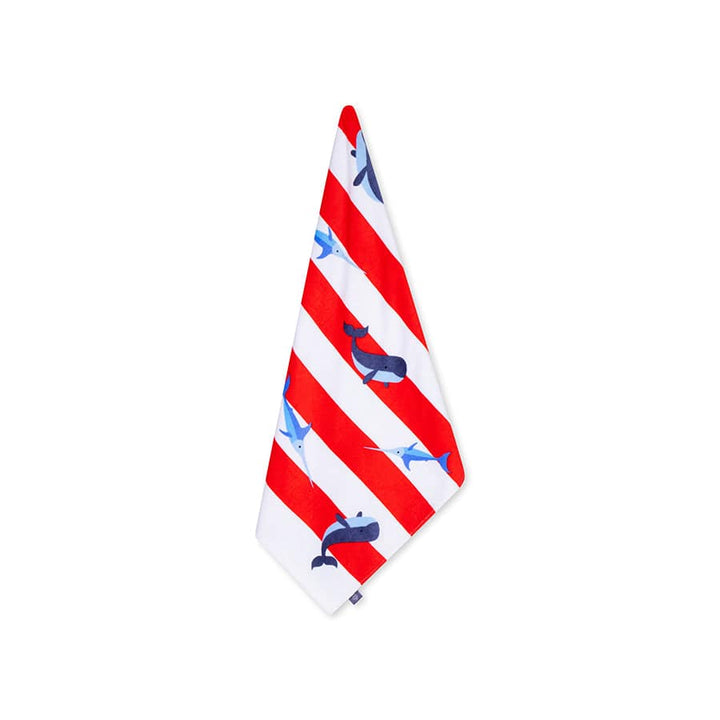 Swim Essentials Luxe Beach Towel - Ocean Stripes, 135 x 65 cm