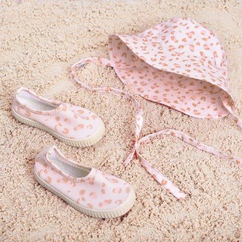 Swim Essentials UV Sunhat, Old Pink Leopard