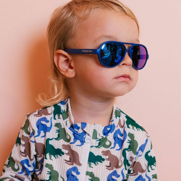 Frankie Ray Sunglasses -  Pilot, Blue