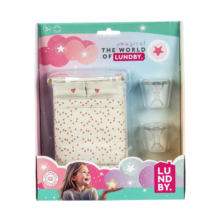 Lundby Doll House Furniture - Classic Iron Bed Set