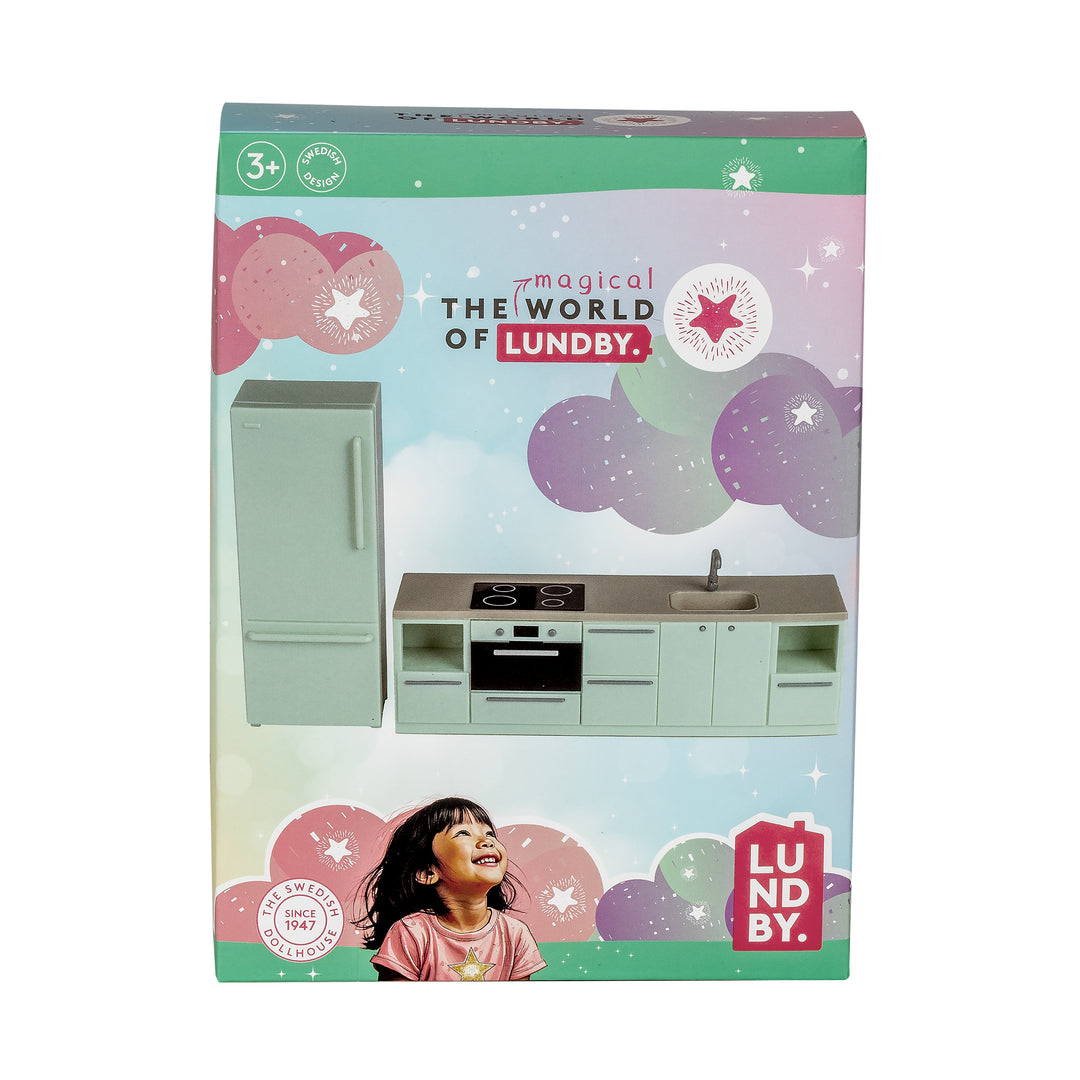 Lundby Doll House Furniture - Basic Kitchen Set