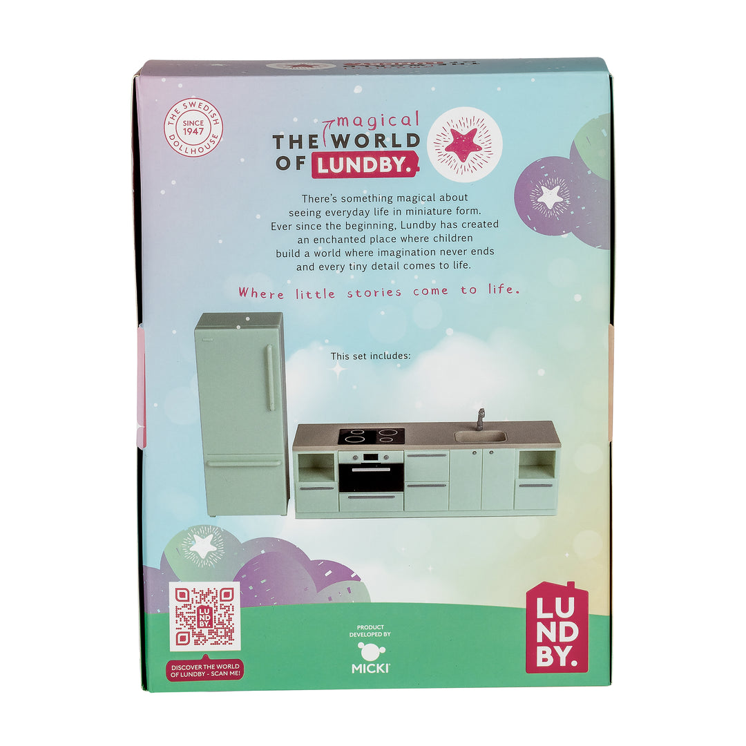 Lundby Doll House Furniture - Basic Kitchen Set