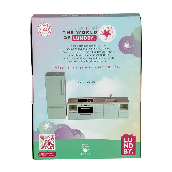 Lundby Doll House Furniture - Basic Kitchen Set