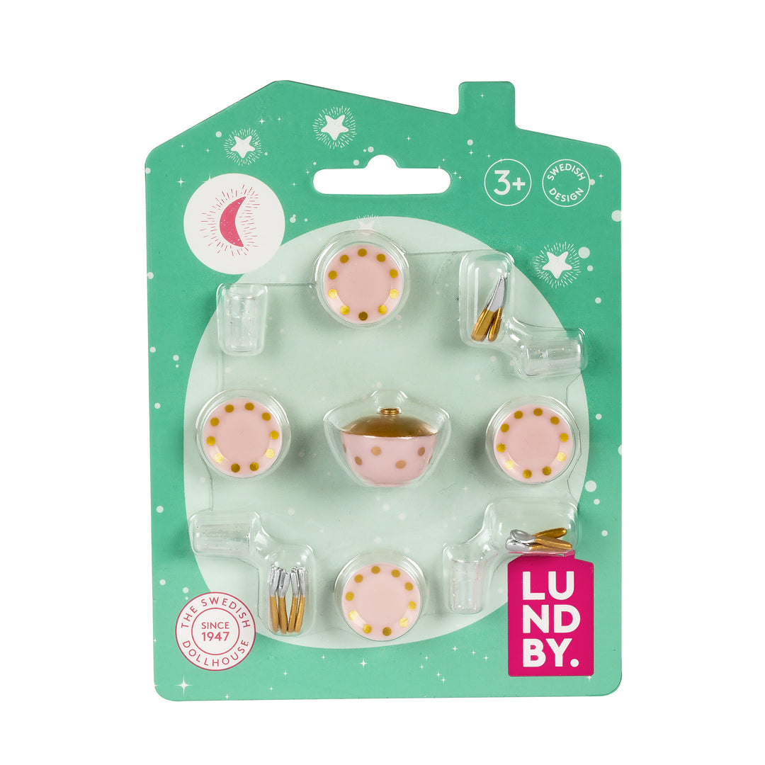 Lundby Doll House Furniture - Dinner Set Accessories