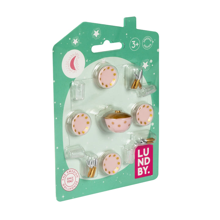 Lundby Doll House Furniture - Dinner Set Accessories