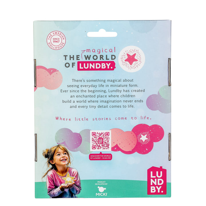 Lundby Doll House Accessories - Baby Pram & Teddy Set