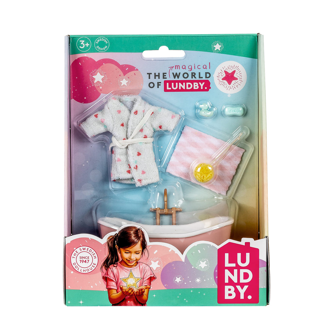 Lundby Doll House Furniture - Bathroom Bath Set