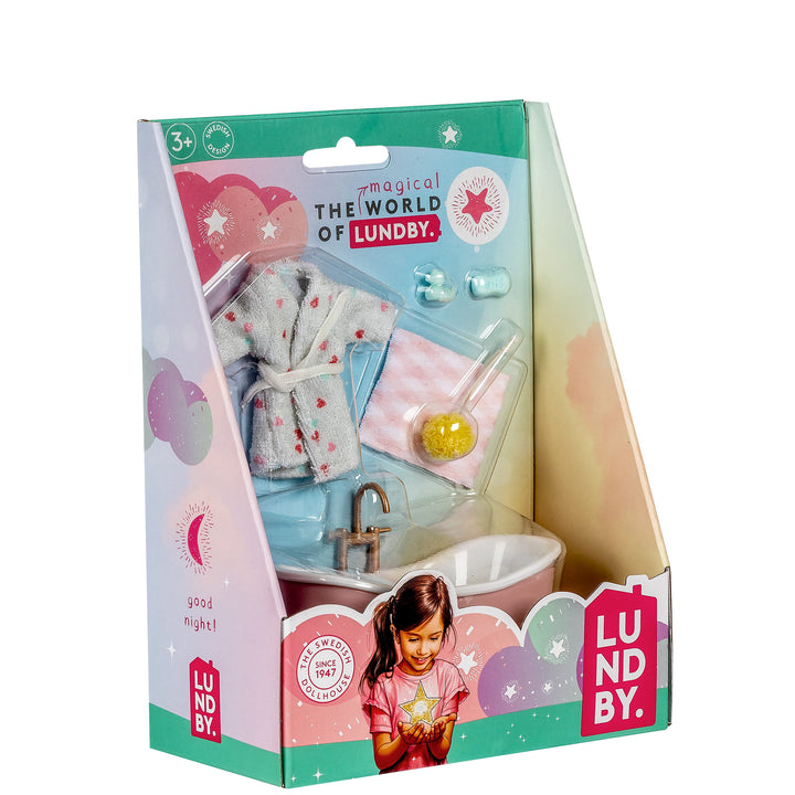 Lundby Doll House Furniture - Bathroom Bath Set
