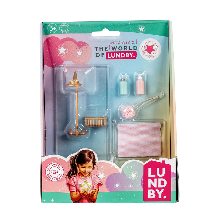 Lundby Doll House Furniture - Bathroom Shower Set