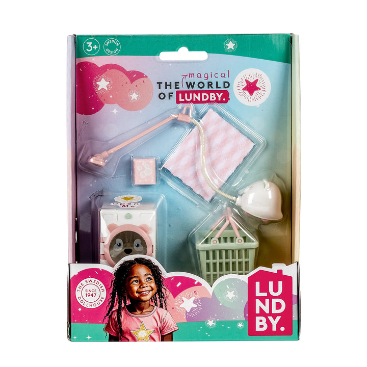 Lundby Doll House Furniture - Cleaning & Laundry Set