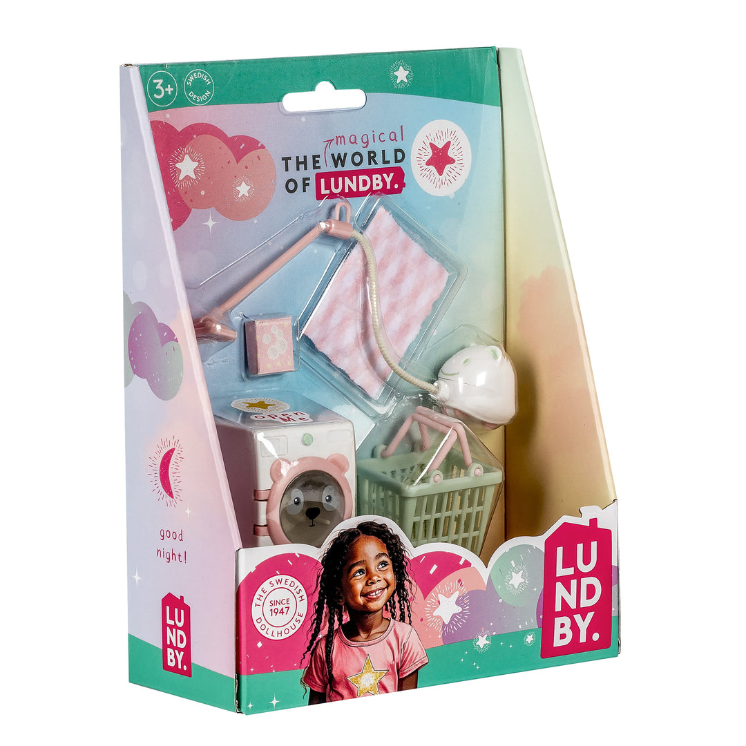 Lundby Doll House Furniture - Cleaning & Laundry Set