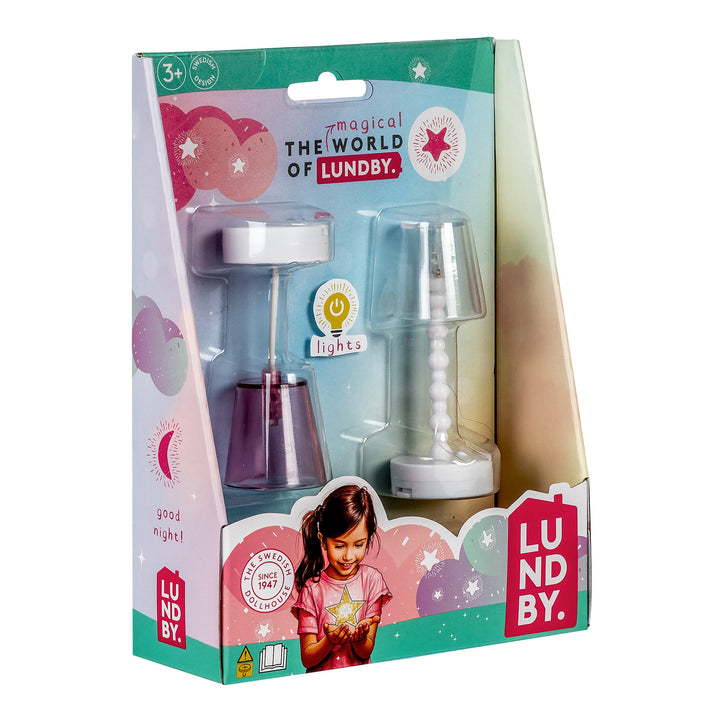 Lundby Doll House Accessories - Floor & Ceiling Lamp Set, 2 pcs
