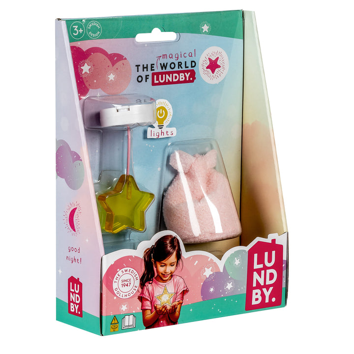 Lundby Doll House Accessories - Star Ceiling Lamp & Beanbag Set