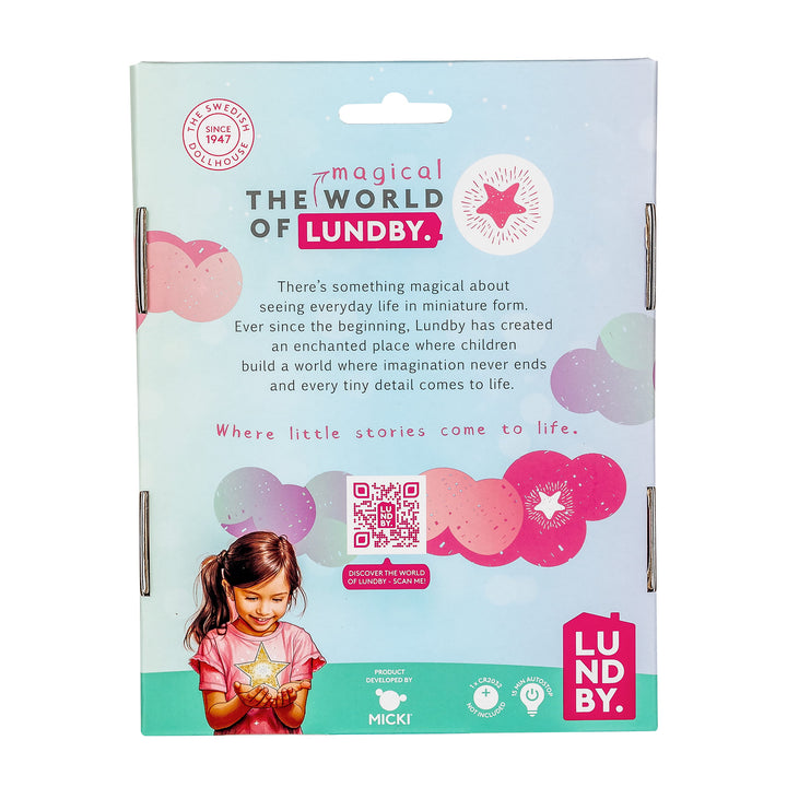 Lundby Doll House Accessories - Star Ceiling Lamp & Beanbag Set