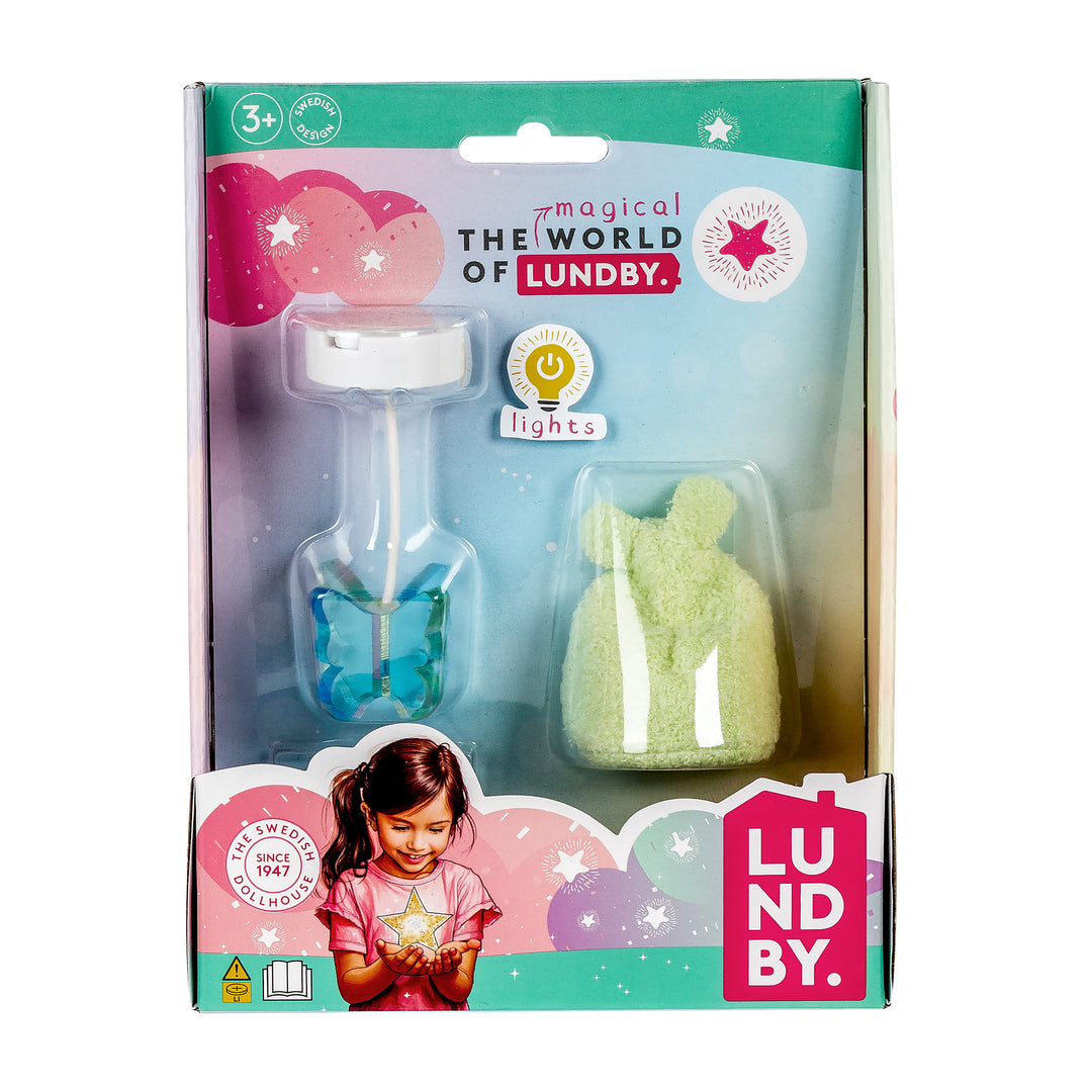 Lundby Doll House Accessories - Butterfly Lamp & Beanbag Set