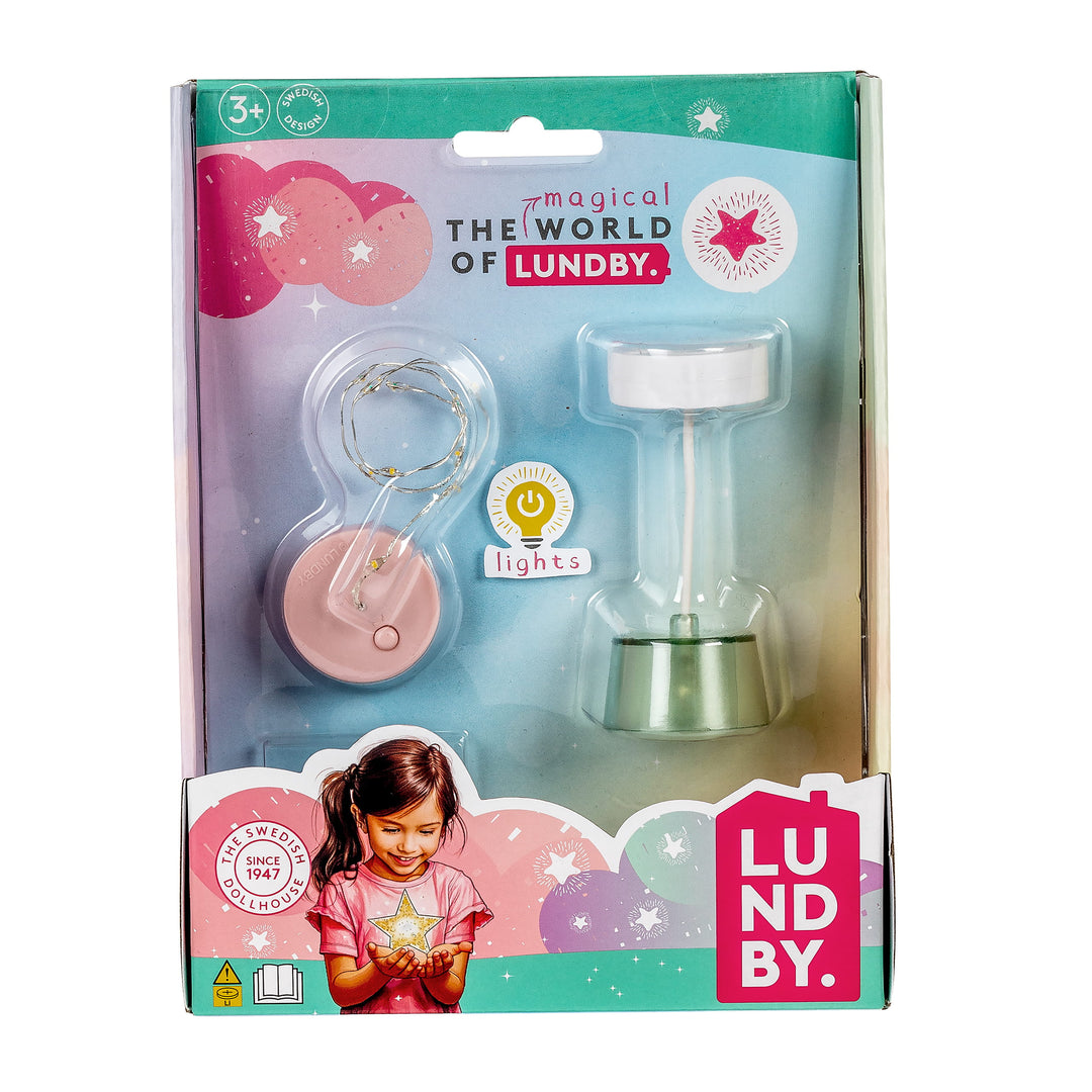 Lundby Doll House Accessories - Star Ceiling Lamps, 2 pcs