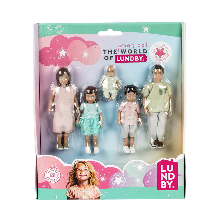 Lundby Doll House Dolls - Jamie Family Set, 5 pcs